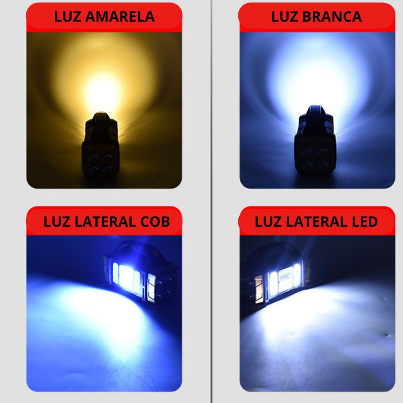 Lanterna LED carregamento solar - FlashCharge2023