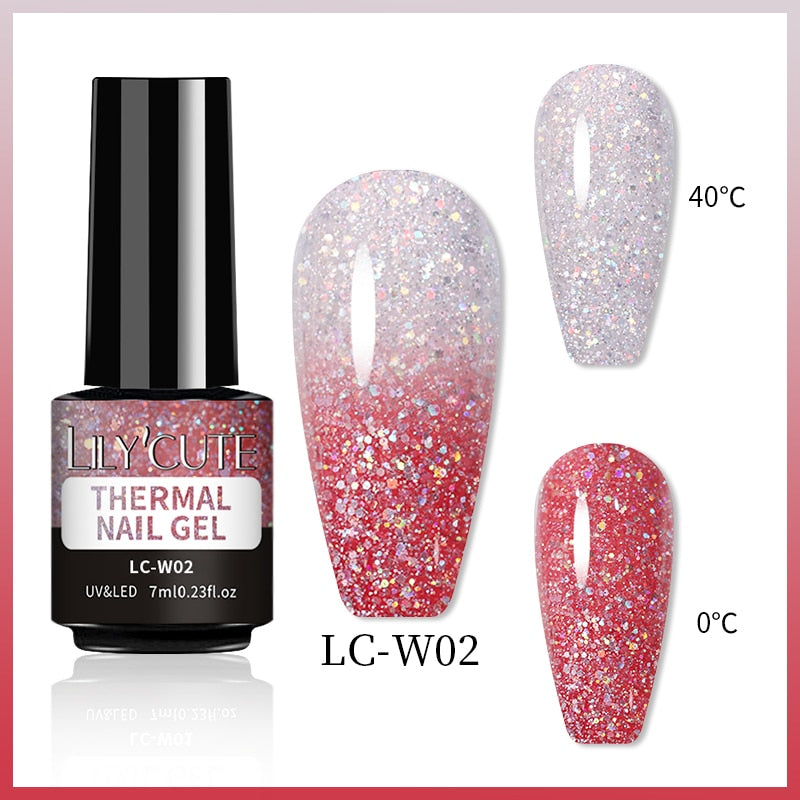 Esmalte Em Gel Térmico Muda De Cor -LILYCUTE