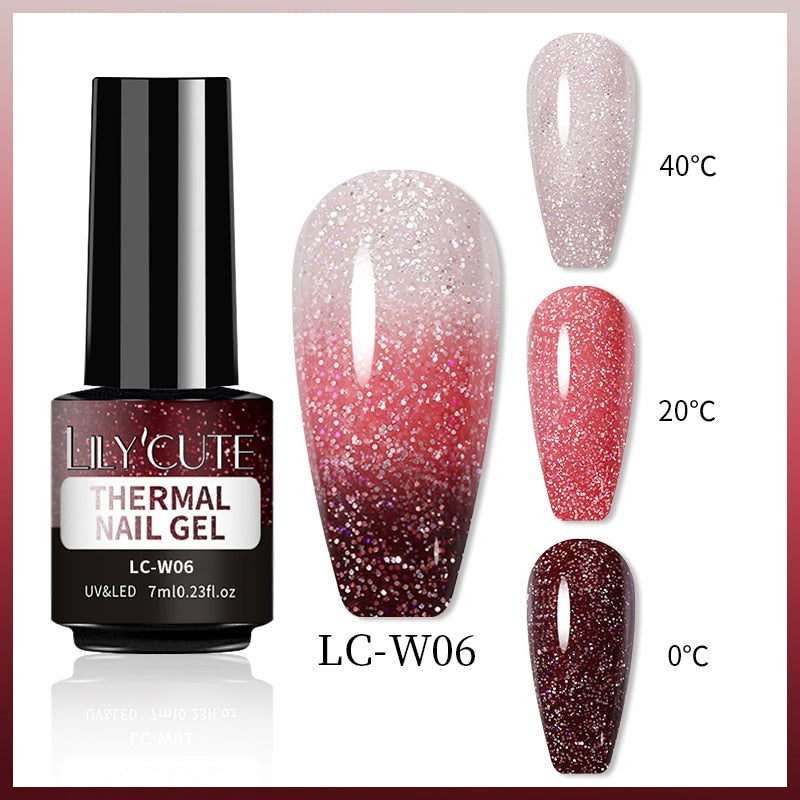 Esmalte Em Gel Térmico Muda De Cor -LILYCUTE