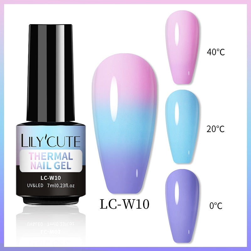 Esmalte Em Gel Térmico Muda De Cor -LILYCUTE