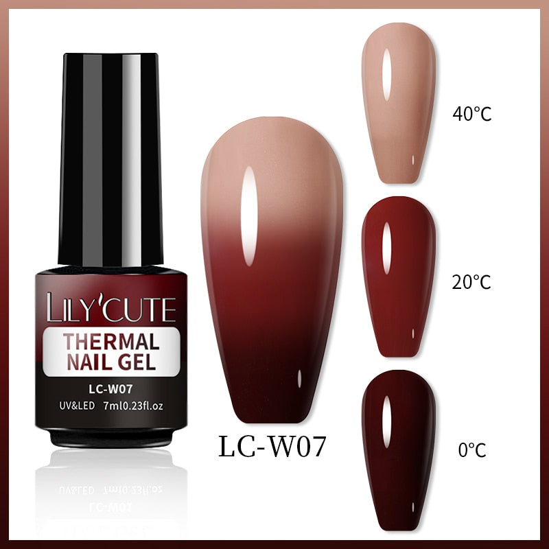 Esmalte Em Gel Térmico Muda De Cor -LILYCUTE