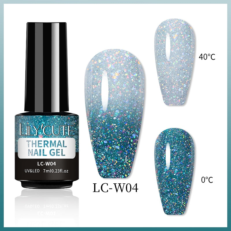 Esmalte Em Gel Térmico Muda De Cor -LILYCUTE