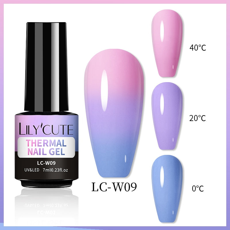 Esmalte Em Gel Térmico Muda De Cor -LILYCUTE