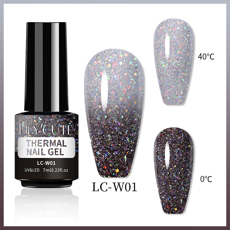 Esmalte Em Gel Térmico Muda De Cor -LILYCUTE