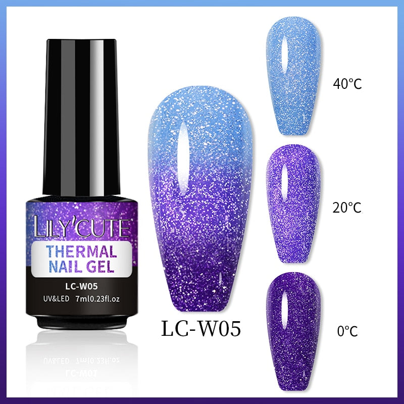 Esmalte Em Gel Térmico Muda De Cor -LILYCUTE