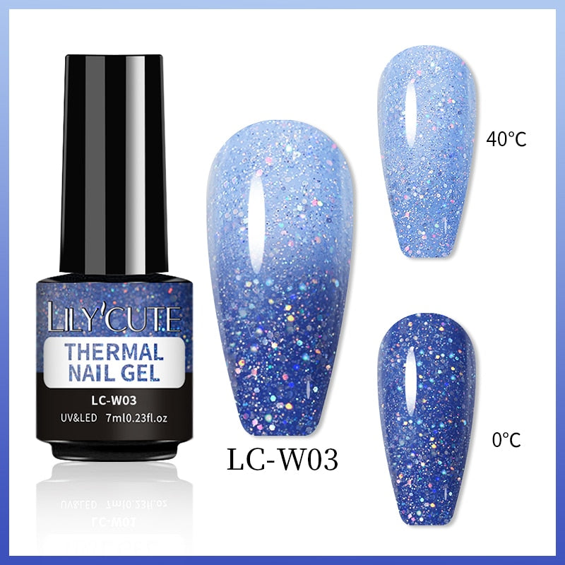 Esmalte Em Gel Térmico Muda De Cor -LILYCUTE