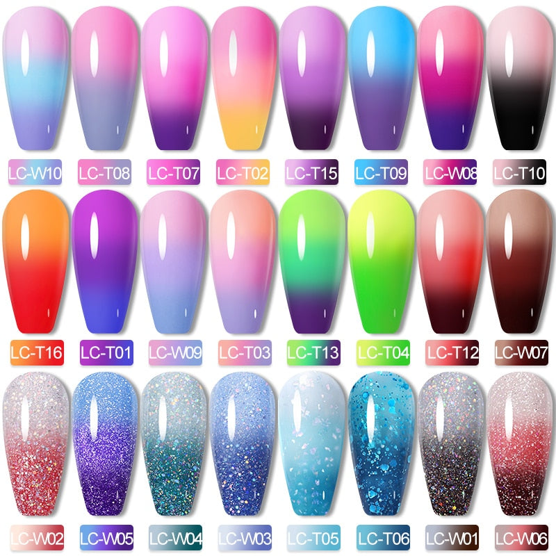 Esmalte Em Gel Térmico Muda De Cor -LILYCUTE