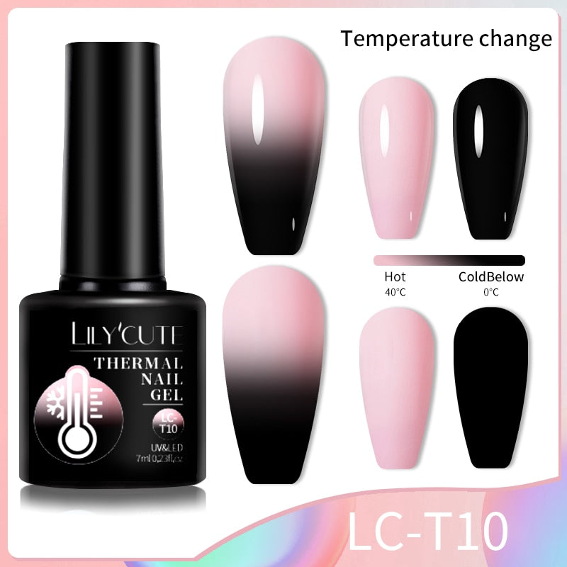 Esmalte Em Gel Térmico Muda De Cor -LILYCUTE