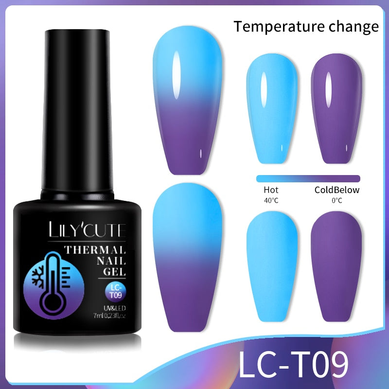 Esmalte Em Gel Térmico Muda De Cor -LILYCUTE