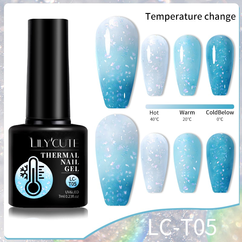 Esmalte Em Gel Térmico Muda De Cor -LILYCUTE