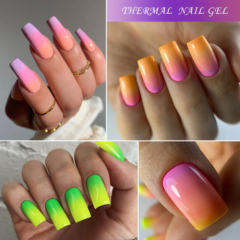 Esmalte Em Gel Térmico Muda De Cor -LILYCUTE