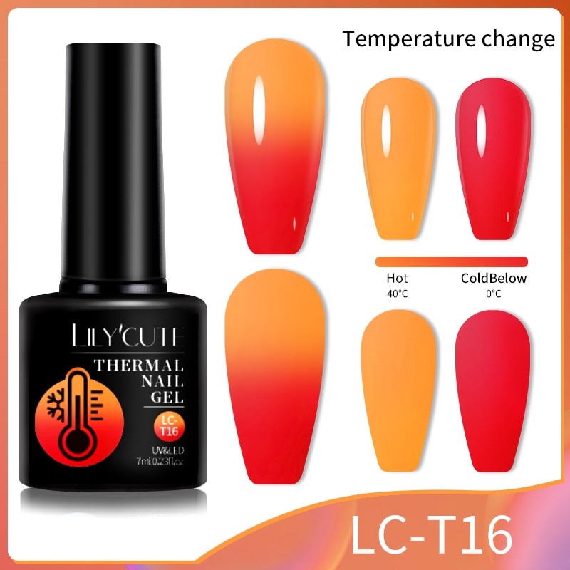 Esmalte Em Gel Térmico Muda De Cor -LILYCUTE