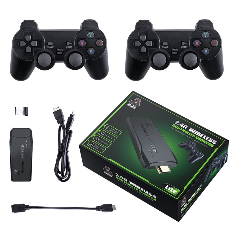 GAME STICK   Retro   - + 2 controles sem fio e 10 mil Jogos  ( Frete grátis somente hoje )